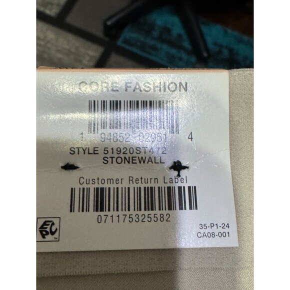 Macys JM Collection Women's Pant NWT Size 14W Tan/Khaki - Picture 5 of 7